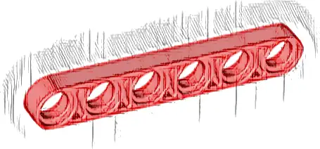 Technic, Liftarm Thin 1 x 6