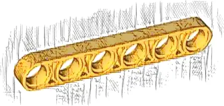 Technic, Liftarm Thin 1 x 6