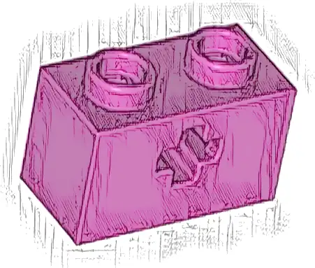 Technic, Brick 1 x 2 with Axle Hole