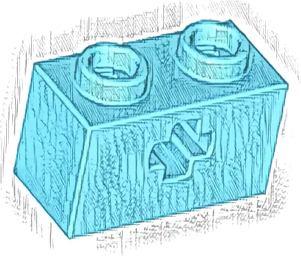 Technic, Brick 1 x 2 with Axle Hole