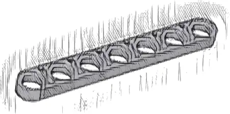 Technic, Liftarm Thin 1 x 7