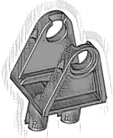 Technic, Steering Arm with Pins