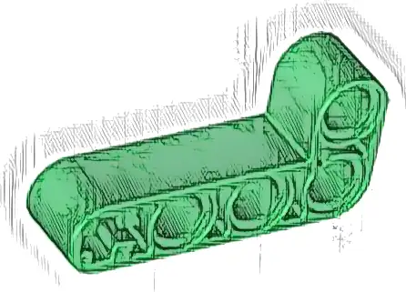 Technic, Liftarm, Modified Bent Thick L-Shape 2 x 4