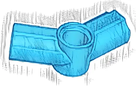 Technic, Axle and Pin Connector Angled #4 - 135 degrees