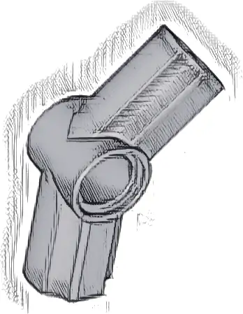Technic, Axle and Pin Connector Angled #4 - 135 degrees