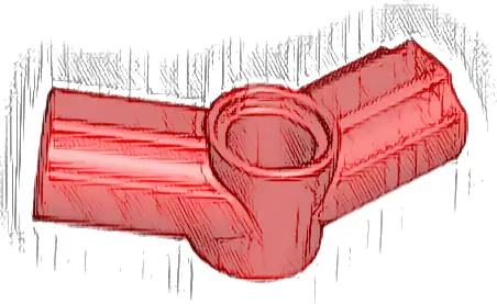 Technic, Axle and Pin Connector Angled #4 - 135 degrees