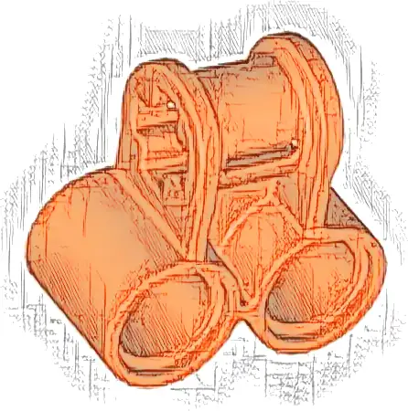 Technic, Axle and Pin Connector Perpendicular Double