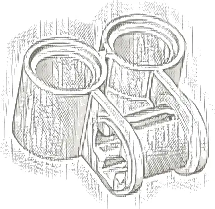 Technic, Axle and Pin Connector Perpendicular Double
