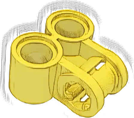 Technic, Axle and Pin Connector Perpendicular Double