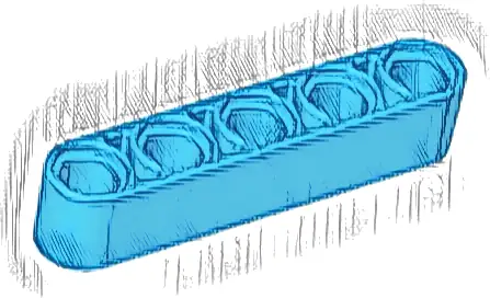 Technic, Liftarm Thick 1 x 5