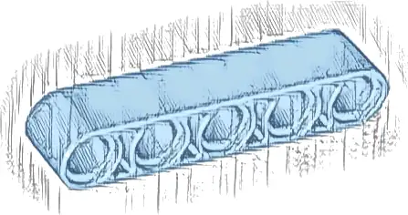 Technic, Liftarm Thick 1 x 5