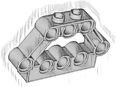 Technic, Pin Connector Block 1 x 5 x 3