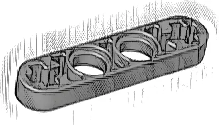 Technic, Liftarm Thin 1 x 4 - Axle Holes