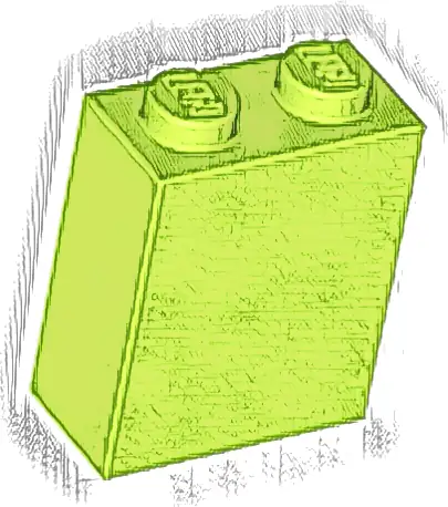 Brick 1 x 2 x 2 with Inside Stud Holder