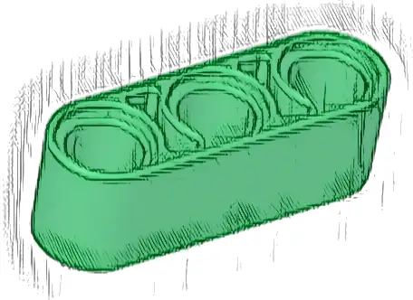 Technic, Liftarm Thick 1 x 3