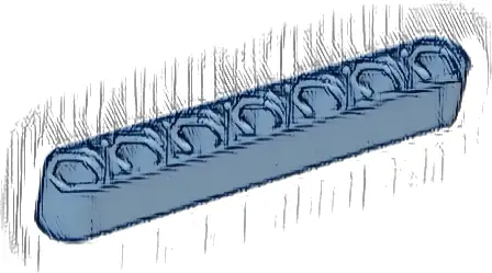 Technic, Liftarm Thick 1 x 7