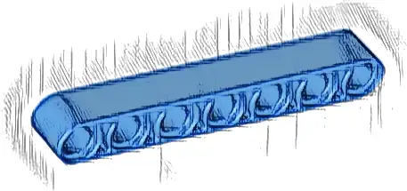 Technic, Liftarm Thick 1 x 7