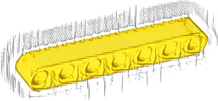 Technic, Liftarm Thick 1 x 7