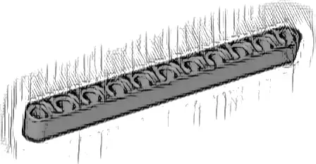 Technic, Liftarm Thick 1 x 11