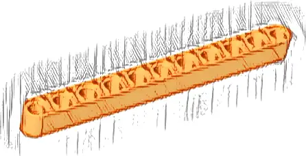 Technic, Liftarm Thick 1 x 11