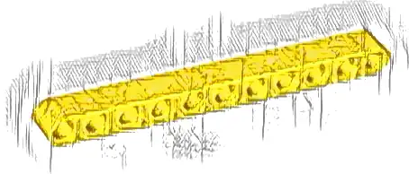 Technic, Liftarm Thick 1 x 11