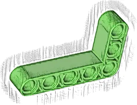 Technic, Liftarm, Modified Bent Thick L-Shape 3 x 5