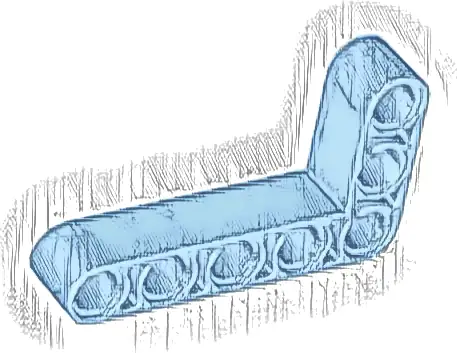 Technic, Liftarm, Modified Bent Thick L-Shape 3 x 5