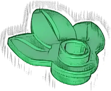 Plant Plate, Round 1 x 1 with 3 Layered Leaves