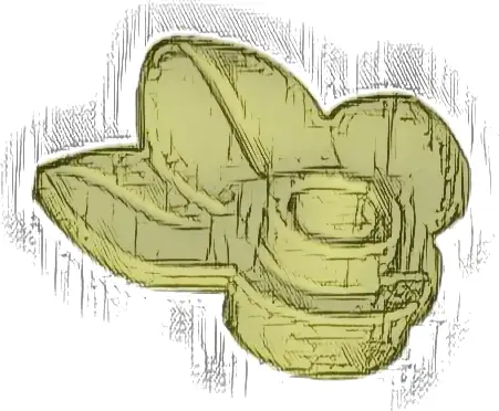 Plant Plate, Round 1 x 1 with 3 Layered Leaves