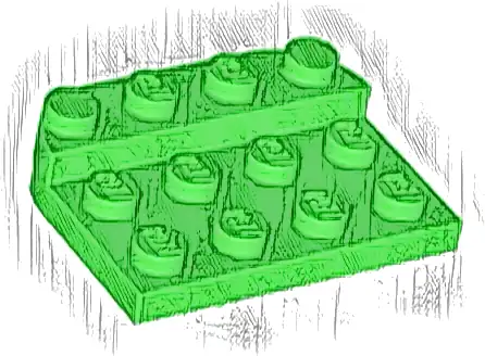 Plate, Round 3 x 4 x 2/3, Raised 1 x 4