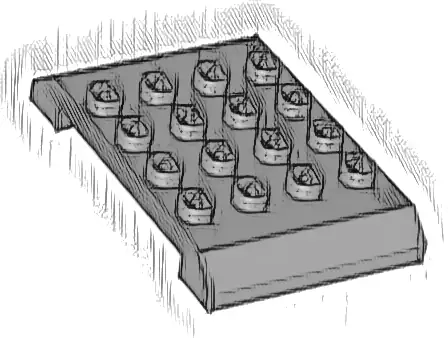 Wedge 4 x 6 x 2/3 Double