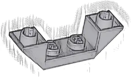 Slope, Inverted 45 4 x 1 Double