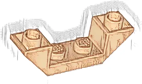 Slope, Inverted 45 4 x 1 Double