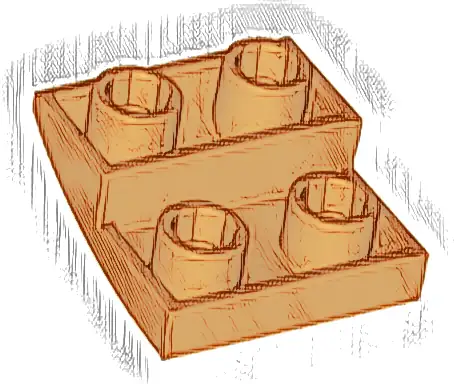 Slope, Curved 2 x 2 x 2/3 Inverted