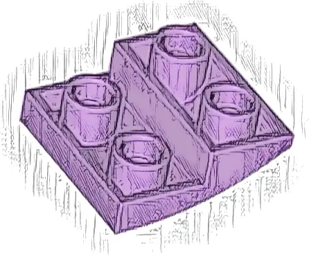 Slope, Curved 2 x 2 x 2/3 Inverted