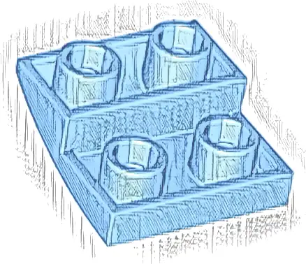 Slope, Curved 2 x 2 x 2/3 Inverted