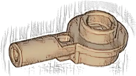 Bar   1L with 1 x 1 Round Plate with Hollow Stud