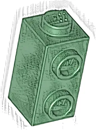 Brick, Modified 1 x 1 x 1 2/3 with Studs on Side