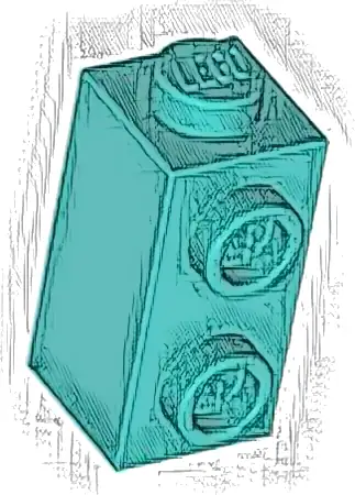 Brick, Modified 1 x 1 x 1 2/3 with Studs on Side