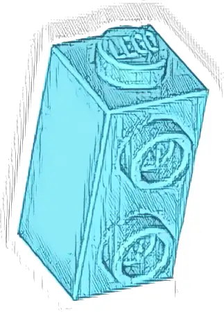 Brick, Modified 1 x 1 x 1 2/3 with Studs on Side