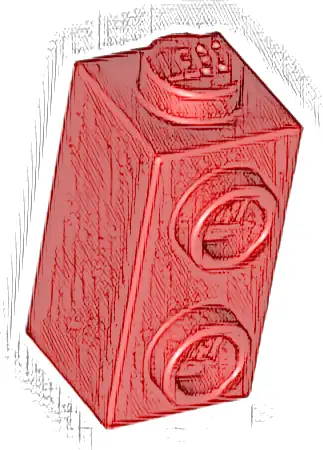 Brick, Modified 1 x 1 x 1 2/3 with Studs on Side