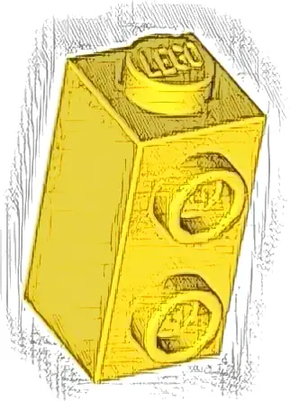 Brick, Modified 1 x 1 x 1 2/3 with Studs on Side