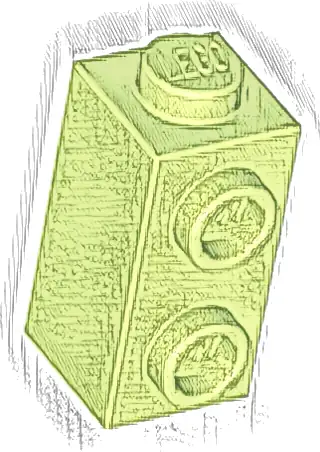 Brick, Modified 1 x 1 x 1 2/3 with Studs on Side