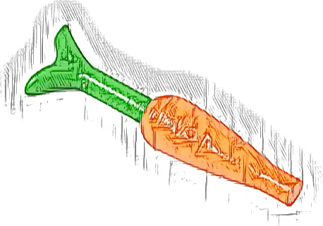 Carrot with Bright Green Top (33172 / 33183)