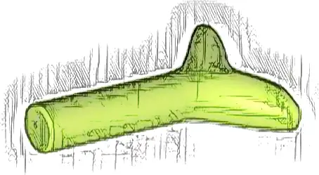 Plant Stem with Bar (Carrot Top / Twig)