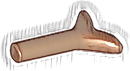 Plant Stem with Bar (Carrot Top / Twig)