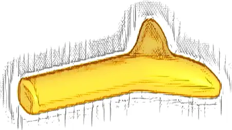 Plant Stem with Bar (Carrot Top / Twig)