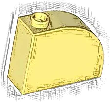 Slope, Curved 3 x 1 x 2 with Hollow Stud