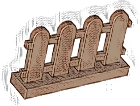 Fence 1 x 4 x 2 Paled (Picket)