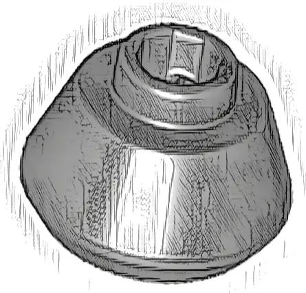 Cone 1 1/2 x 1 1/2 x 2/3 Truncated